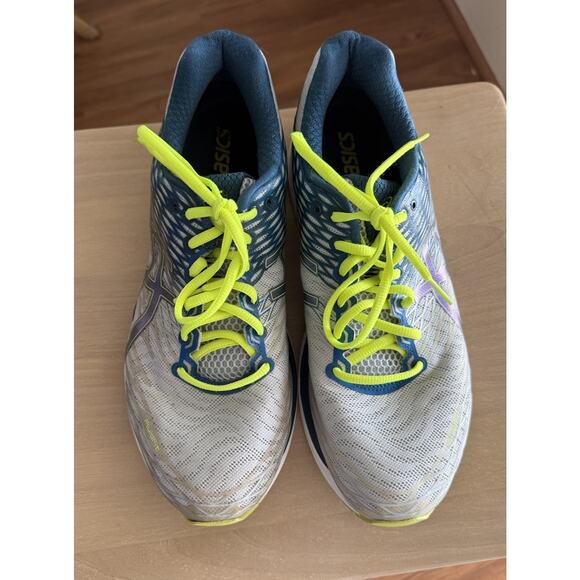 Asics Gel Nimbus 18 Running Shoes Men’s 10.5 US T600N Athletic Navy Light Grey